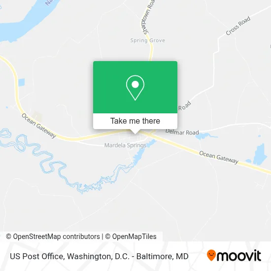 Us Post Office map