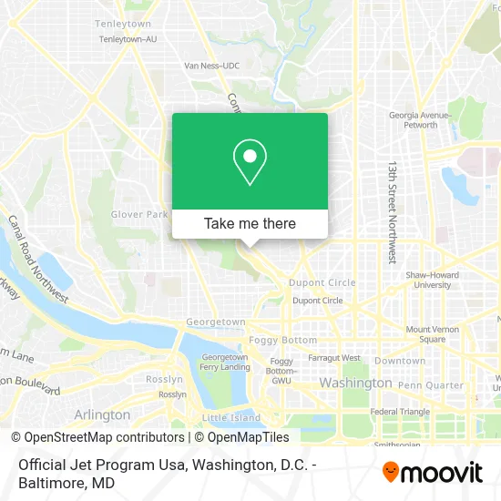 Official Jet Program Usa map