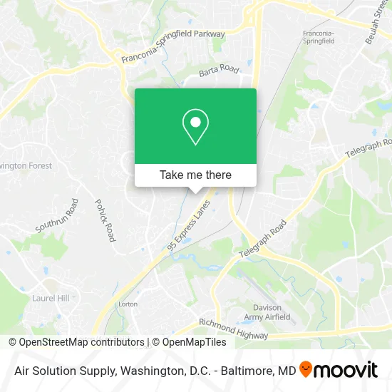 Air Solution Supply map