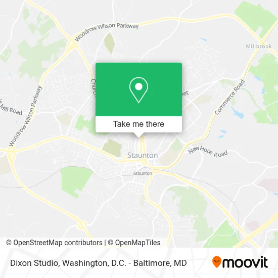 Dixon Studio map