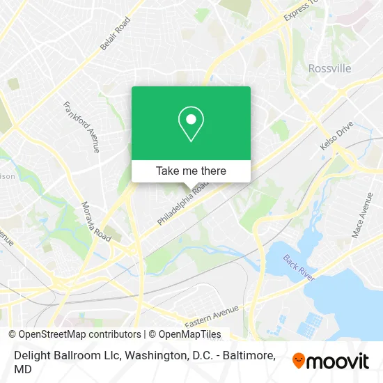 Delight Ballroom Llc map