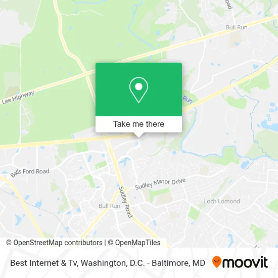 Best Internet & Tv map