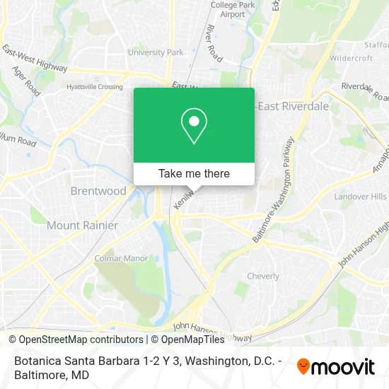 Botanica Santa Barbara 1-2 Y 3 map