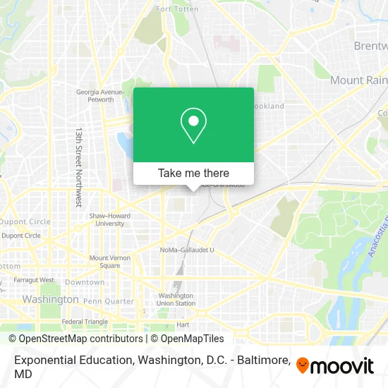 Exponential Education map