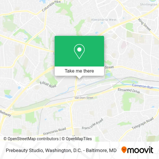 Prebeauty Studio map