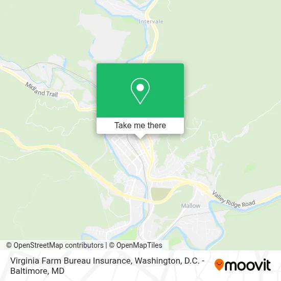 Virginia Farm Bureau Insurance map
