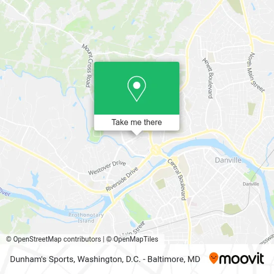Dunham's Sports map