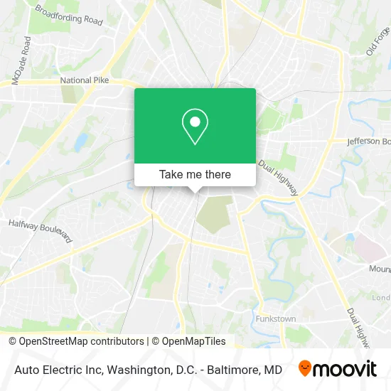 Auto Electric Inc map