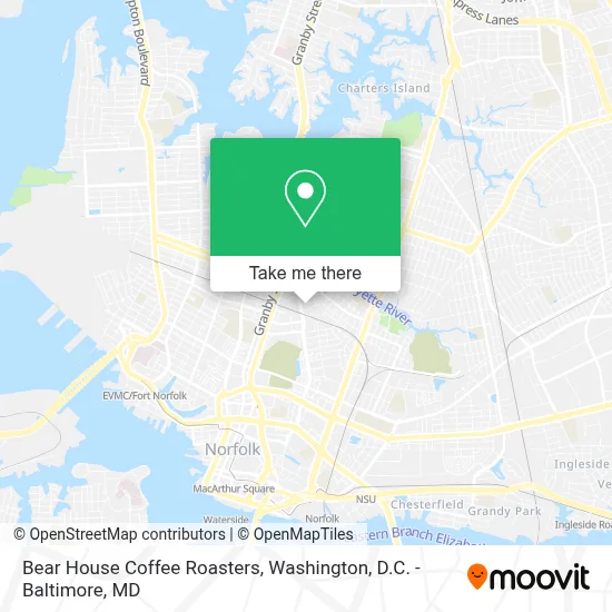Bear House Coffee Roasters map