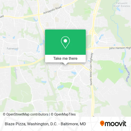 Blaze Pizza map