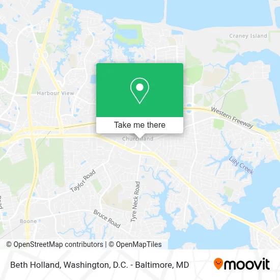 Beth Holland map