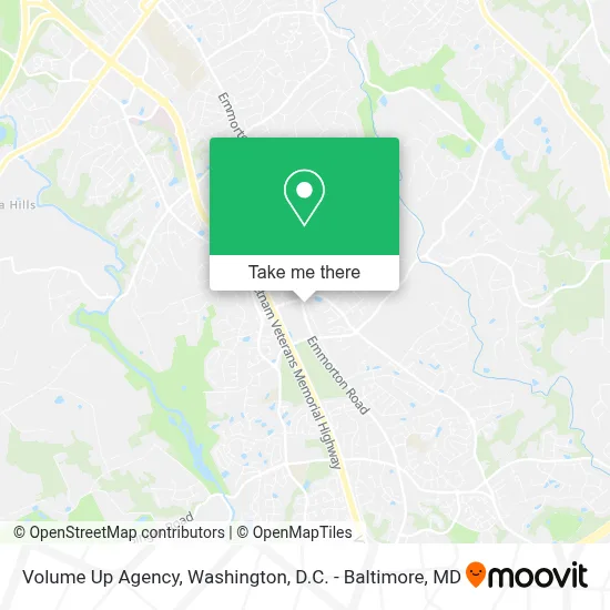 Volume Up Agency map