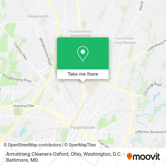 Armstrong Cleaners-Oxford, Ohio map