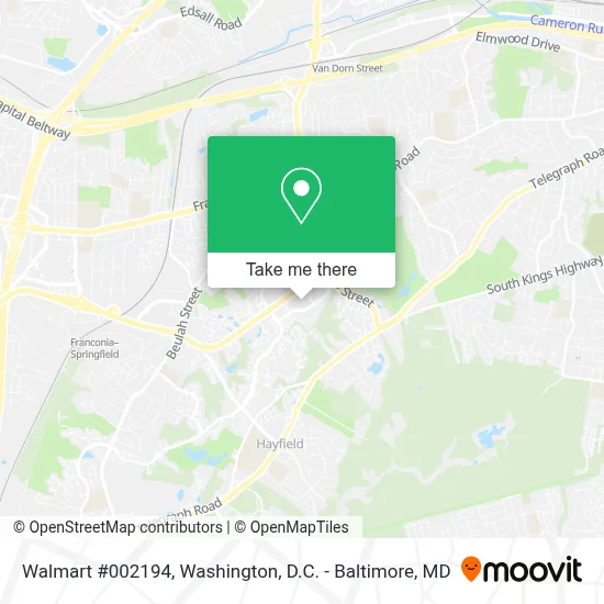 Walmart #002194 map