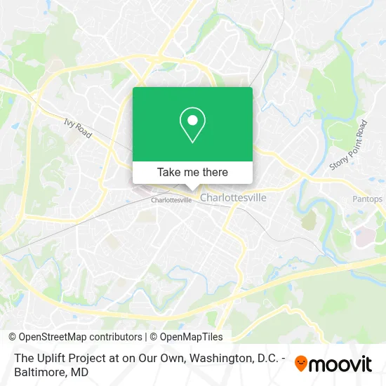 The Uplift Project at on Our Own map