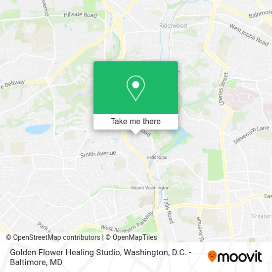 Golden Flower Healing Studio map
