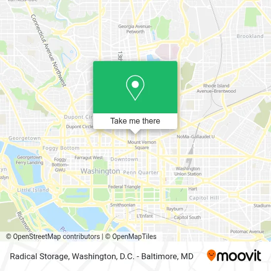 Radical Storage map