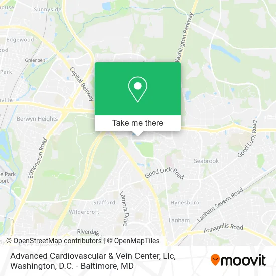Advanced Cardiovascular & Vein Center, Llc map