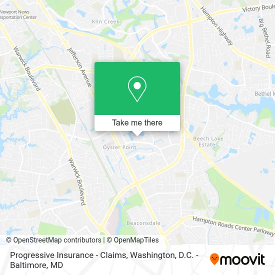 Progressive Insurance - Claims map
