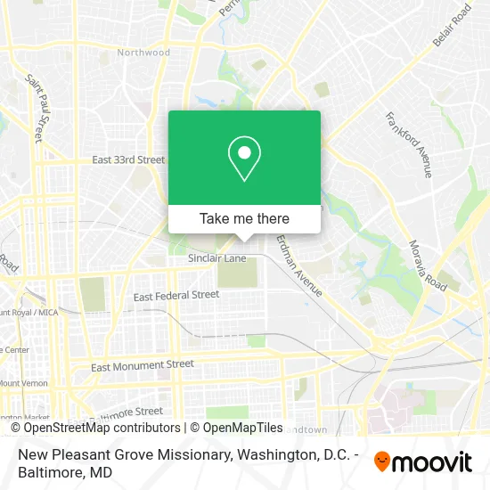 New Pleasant Grove Missionary map