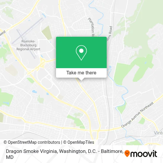 Dragon Smoke Virginia map