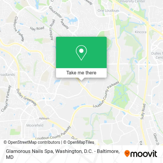 Glamorous Nails Spa map