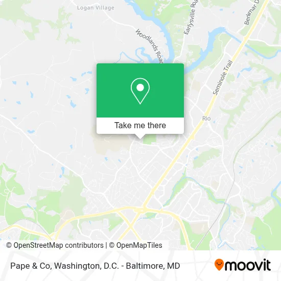 Pape & Co map