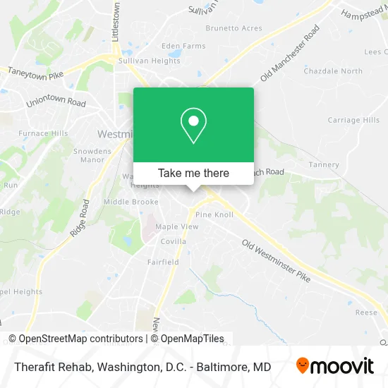 Therafit Rehab map