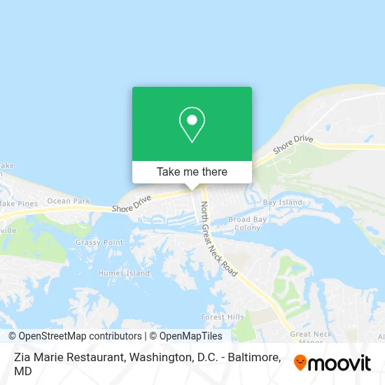 Zia Marie Restaurant map