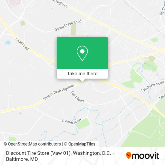 Discount Tire Store (Vaw 01) map
