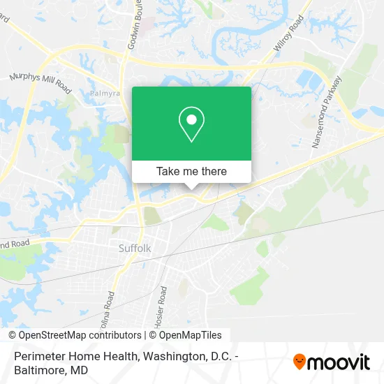Perimeter Home Health map
