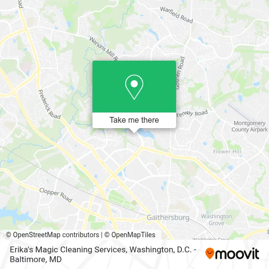 Erika's Magic Cleaning Services map