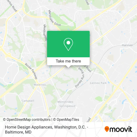 Home Design Appliances map