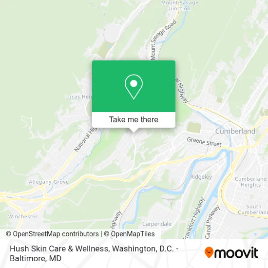 Hush Skin Care & Wellness map