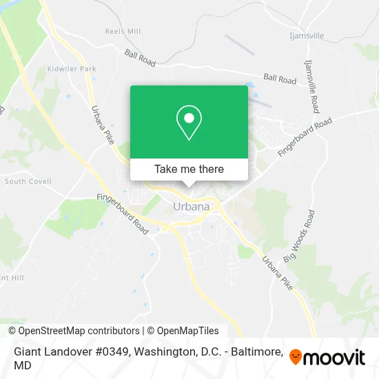 Giant Landover #0349 map