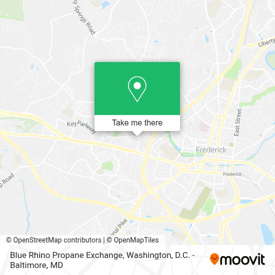 Blue Rhino Propane Exchange map