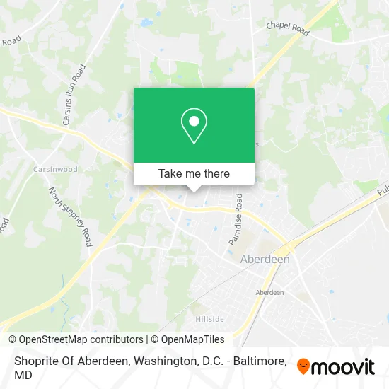 Shoprite Of Aberdeen map
