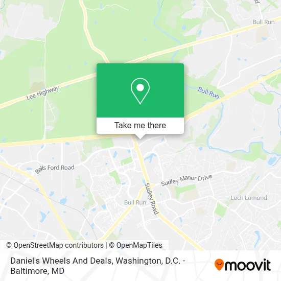 Daniel's Wheels And Deals map
