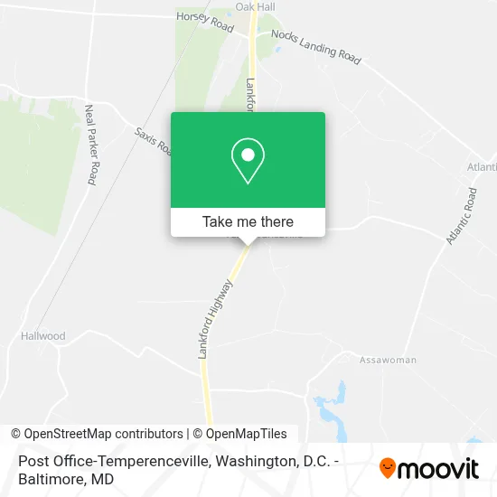 Post Office-Temperenceville map