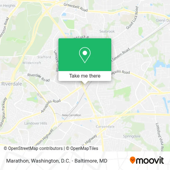 Marathon map
