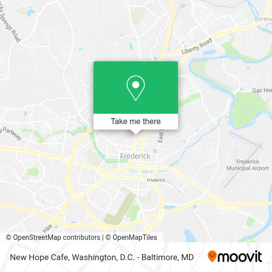 New Hope Cafe map