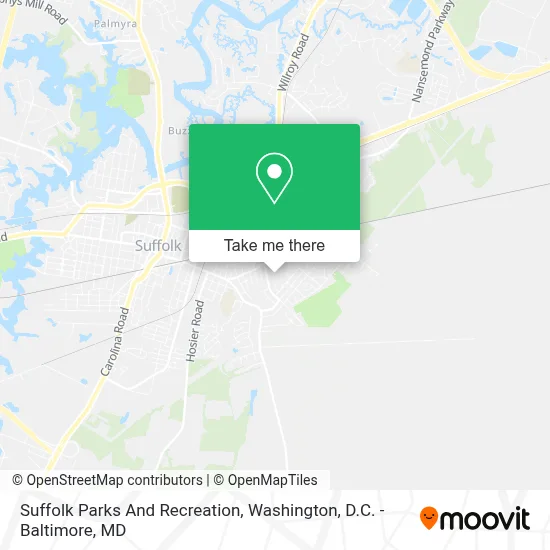 Suffolk Parks And Recreation map