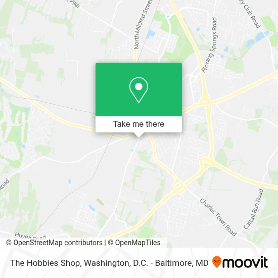 The Hobbies Shop map