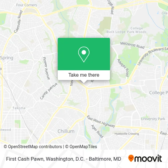 First Cash Pawn map