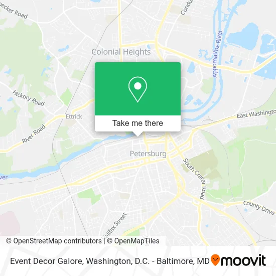 Event Decor Galore map