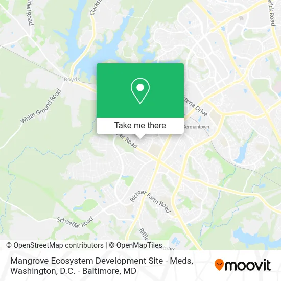 Mangrove Ecosystem Development Site - Meds map