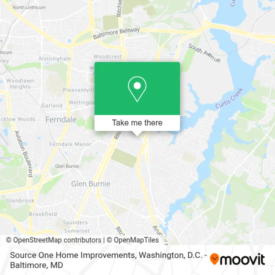Source One Home Improvements map