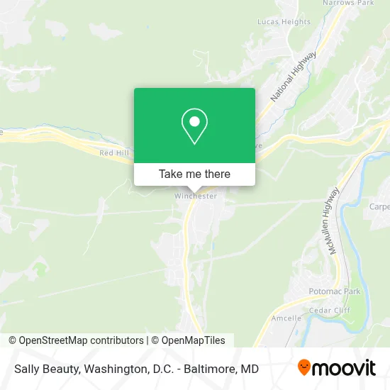 Sally Beauty map