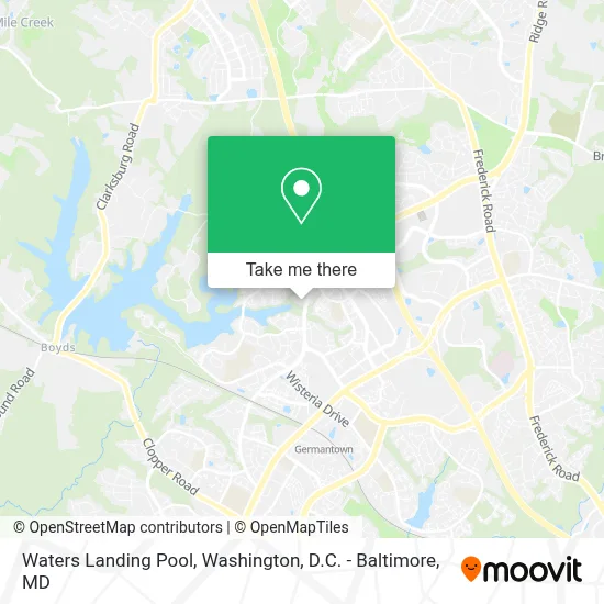 Waters Landing Pool map