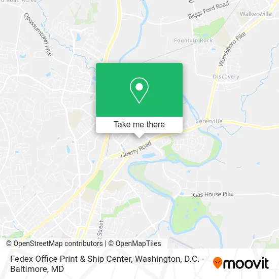 Fedex Office Print & Ship Center map